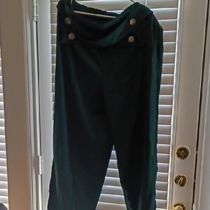 Elegant Green Women's Pants
